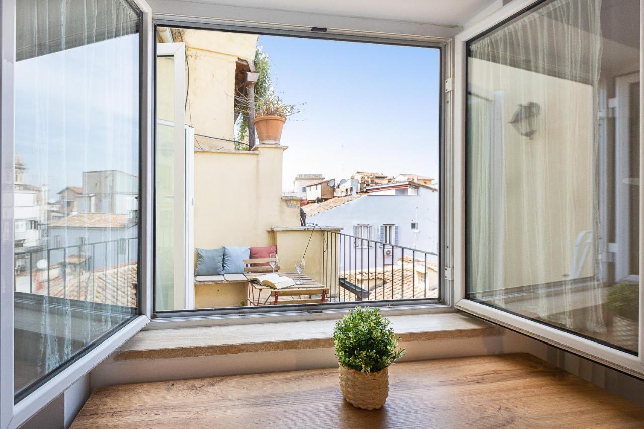 Campo De' Fiori Penthouse-Rental In רומא מראה חיצוני תמונה